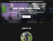 Tablet Screenshot of newyorkvideocrews.com